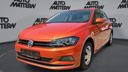 Gebraucht VW Polo Trendline 80 PS (58 kW) 2019 Orange Kleinwagen