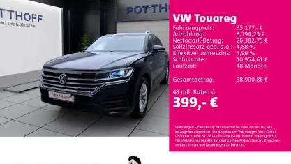 Gebraucht VW Touareg Basis 231 PS (169 kW) 2020 Blau SUV