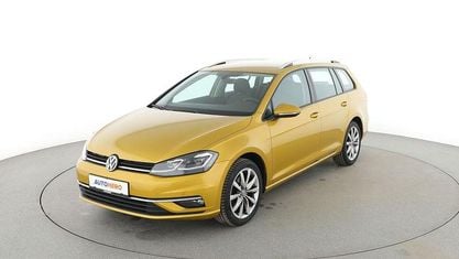 Gebraucht VW Golf VII Comfortline 125 PS (91 kW) 2017 Gelb Kombi