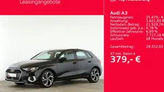 Schwarz Gebraucht 2022 Audi A3 Sportback Advanced Plus Limousine | 25.479 € (Fairer Preis)