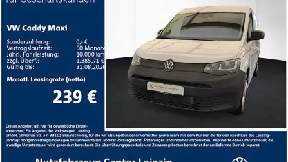 Neu VW Caddy Maxi 102 PS (75 kW) 2026 Weiß Van / Kleinbus