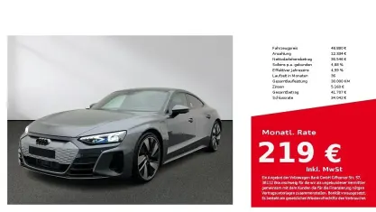 Used Audi e-tron GT quattro Sport 350 kW (476 HP) 2021 Grey Sedan