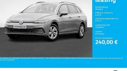 Usata VW Golf VII Life 150 CV (110 kW) 2021 Grigio Utilitaria