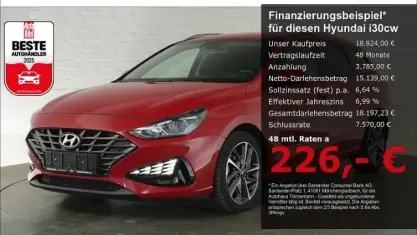 Gebraucht Hyundai i30 Trend 160 PS (117 kW) 2024 Rot Kombi
