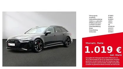 Gebraucht Audi RS6 Ambiente 600 PS (441 kW) 2023 Mythosschwarz metallic Kombi
