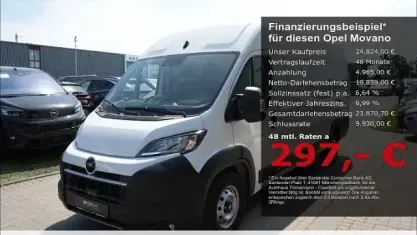 Gebraucht Opel Movano 140 PS (102 kW) 2024 Kaolin weiß Van