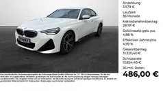 Weiß (alpinweiss iii) Gebraucht 2022 BMW 218 M Sport Coupé | 31.770 € (Guter Preis)