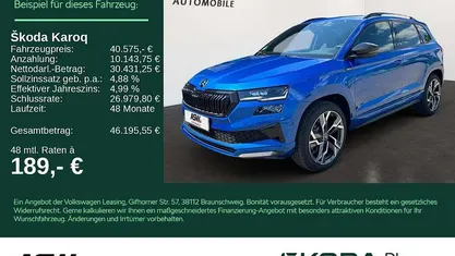 Gebraucht 2025 Skoda Karoq SportLine SUV | 40.575 € (Fairer Preis)