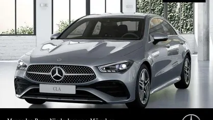 Hightechsilber Gebraucht 2025 Mercedes CLA200 AMG Coupé | 37.900 € (Fairer Preis)