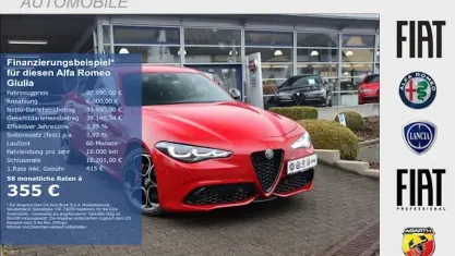 Second-hand Alfa Romeo Giulia Competizione 280 CP (205 kW) 2023 Roșu Berlinǎ