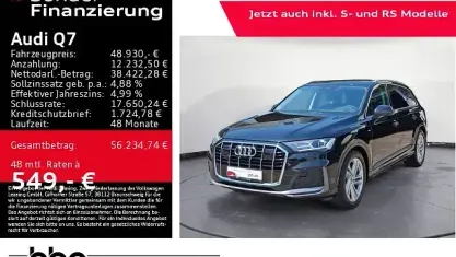 Gebraucht Audi Q7 S-Line 286 PS (210 kW) 2022 Schwarz SUV