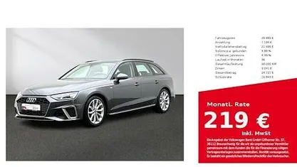 Gebraucht Audi A4 S-Line 150 PS (110 kW) 2023 Daytonagrau perleffekt Kombi