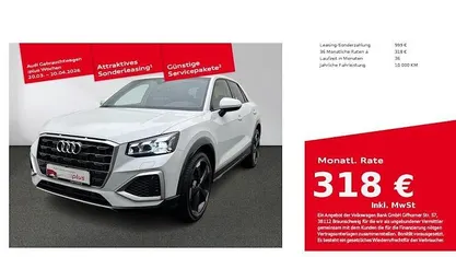Gebraucht Audi Q2 Advanced Plus 150 PS (110 kW) 2025 Gletscherweiß SUV