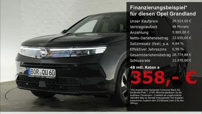 Gebraucht Opel Grandland X 145 PS (106 kW) 2025 Schwarz SUV