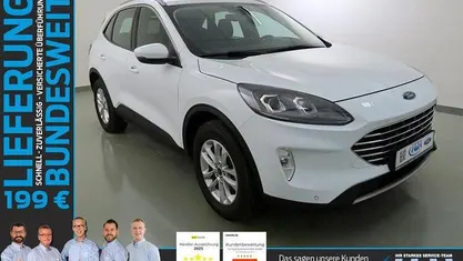 Gebraucht Ford Kuga Titanium 224 PS (164 kW) 2022 Frostweiß SUV