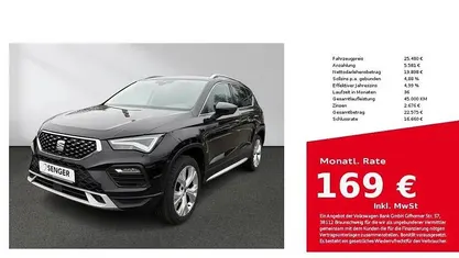 Gebraucht Seat Ateca Xperience 150 PS (110 kW) 2023 Magic schwarz metallic SUV