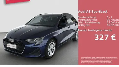 Blau Gebraucht 2025 Audi A3 Ambiente Limousine | 32.790 € (Superpreis)