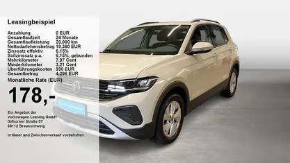 Grau (ascotgrau) Gebraucht 2025 VW T-Cross Life SUV | 20.480 € (Guter Preis)