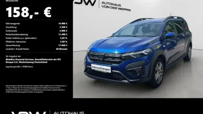Gebraucht Dacia Jogger Comfort 101 PS (74 kW) 2022 Blau Van / Kleinbus