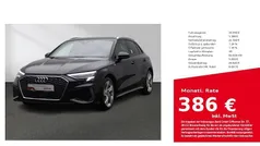Schwarz Gebraucht 2022 Audi A3 Sportback S-Line Limousine | 26.990 € (Fairer Preis)