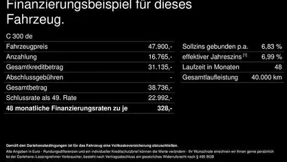 Gebraucht Mercedes C300e AMG 197 PS (144 kW) 2025 Schwarz uni Limousine