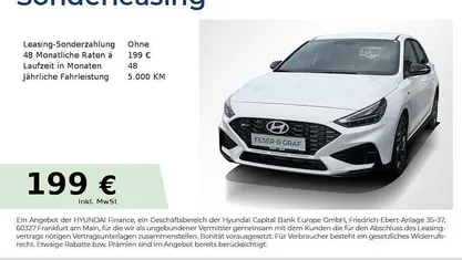 Neu Hyundai i30 N Line 150 PS (110 kW) 2026 Weiß Limousine