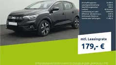 Perlmuttschwarz Gebraucht 2025 Dacia Sandero Journey Kleinwagen | 16.390 € (Guter Preis)
