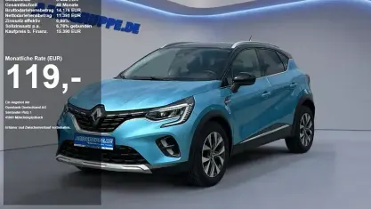 Gebraucht Renault Captur Intens 91 PS (66 kW) 2021 Blau met SUV