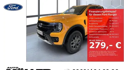 Orange Neu 2026 Ford Ranger Wildtrack Abholung | 57.910 € (Fairer Preis)