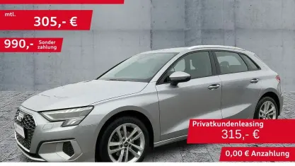 Gebraucht Audi A3 Advanced 150 PS (110 kW) 2022 Silber Limousine