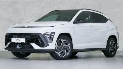 Gebraucht Hyundai Kona N Line 199 PS (146 kW) 2024 Serenity white / mic SUV