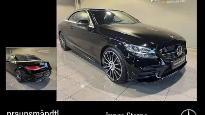Schwarz Gebraucht 2024 Mercedes C200 AMG Cabrio | 49.900 €