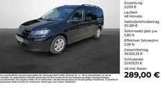 Deep black perleffekt Neu 2025 VW Caddy Maxi Family Van / Kleinbus | 33.490 € (Fairer Preis)
