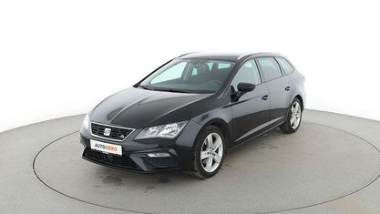 Używany Seat Leon FR 131 KM (96 kW) 2019 Czarny Kombi
