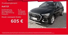 0e mythosschwarz metallic Gebraucht 2025 Audi Q3 Advanced SUV | 42.951 € (Fairer Preis)