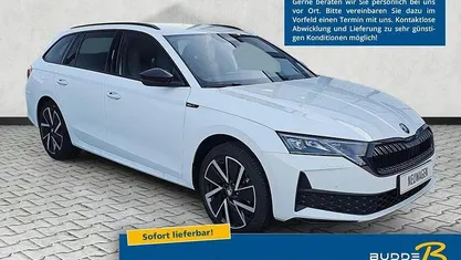 Neu Skoda Octavia SportLine 150 PS (110 kW) 2025 Weiß Kombi