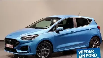 Gebraucht Ford Fiesta ST-Line 125 PS (91 kW) 2022 Blau, boundless blue metallic Kleinwagen