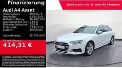 Ibisweiß Gebraucht 2020 Audi A4 Advanced Plus Kombi | 30.830 € (Fairer Preis)