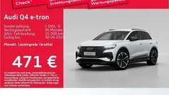 Gletscherweiß metallic Gebraucht 2024 Audi Q4 e-tron S-Line SUV | 52.289 € (Superpreis)
