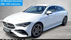Weiss unilack polarweiß Gebraucht 2024 Mercedes CLA200 Shooting Brake AMG Line Premium Kombi | 33.589 € (Fairer Preis)