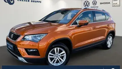 Usado Seat Ateca 4Drive 150 CV (110 kW) 2019 Naranja SUV