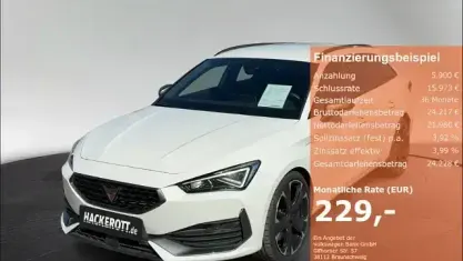 Gebraucht Cupra Leon VZ 245 PS (180 kW) 2023 Weiß Limousine