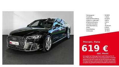 Usata Audi A8 Ambiente 460 CV (338 kW) 2022 Nero Berlina