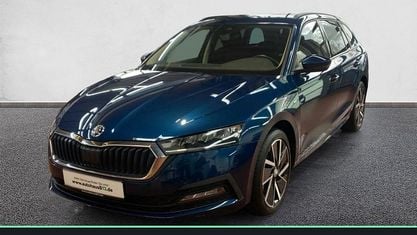 Gebraucht Skoda Octavia Clever 150 PS (110 kW) 2022 Lavablau metallic Kombi