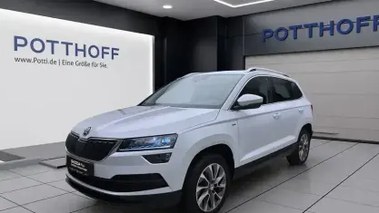 Gebraucht Skoda Karoq Ambition 150 PS (110 kW) 2022 Moonweiß perleffekt SUV