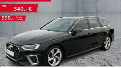 Gebraucht Audi A4 S-Line 150 PS (110 kW) 2021 Mythosschwarz metallic Kombi