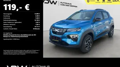 Gebraucht Dacia Spring Essentiel 33 kW (45 PS) 2023 Blau Kleinwagen