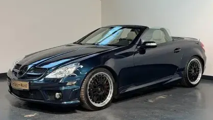 Gebraucht Mercedes SLK350 AMG 272 PS (200 kW) 2005 Benitoitblau  lack Cabrio