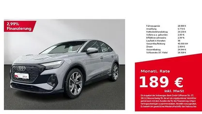 Gebraucht 2022 Audi Q4 Sportback e-tron Ambiente SUV | 28.880 € (Fairer Preis)