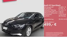 Schwarz Gebraucht 2025 Audi A3 Sportback Advanced Limousine | 33.890 € (Fairer Preis)